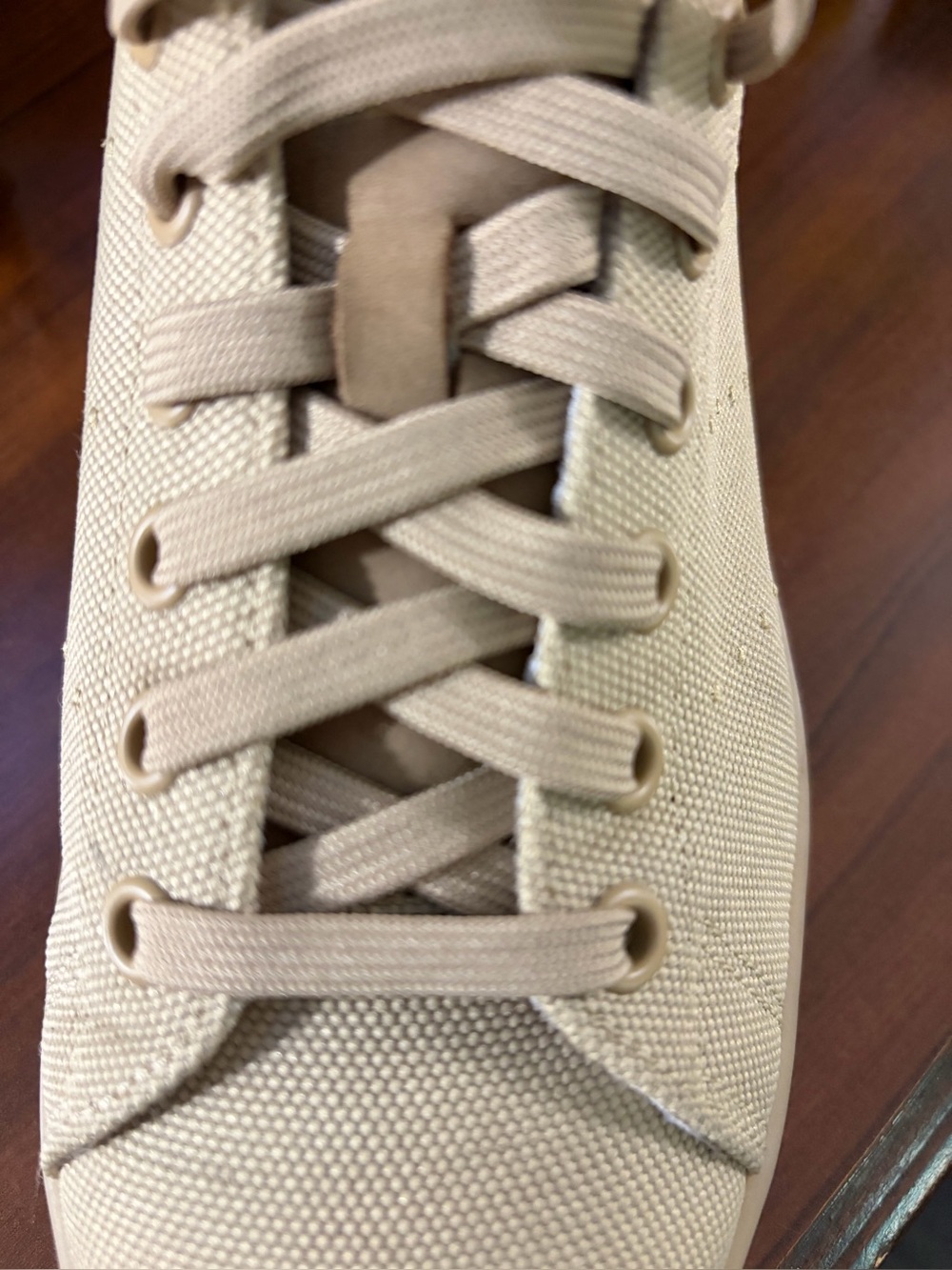 Adidas Stan Smith Cordura trainers Pantone/Gum beige men’s Sz 8.5 skate - Picture 10 of 11